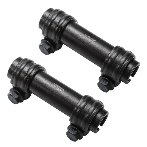 Dodge Ram 4x4 Front 10-Piece Suspension Kit for 03-08 2500 3500 Megacab, Heavy Duty Front End Overhaul With Steering Damper, Tie Rods, Ball Joints, Control Arms, And More For A Rugged Ride. Two black steering damper bushings