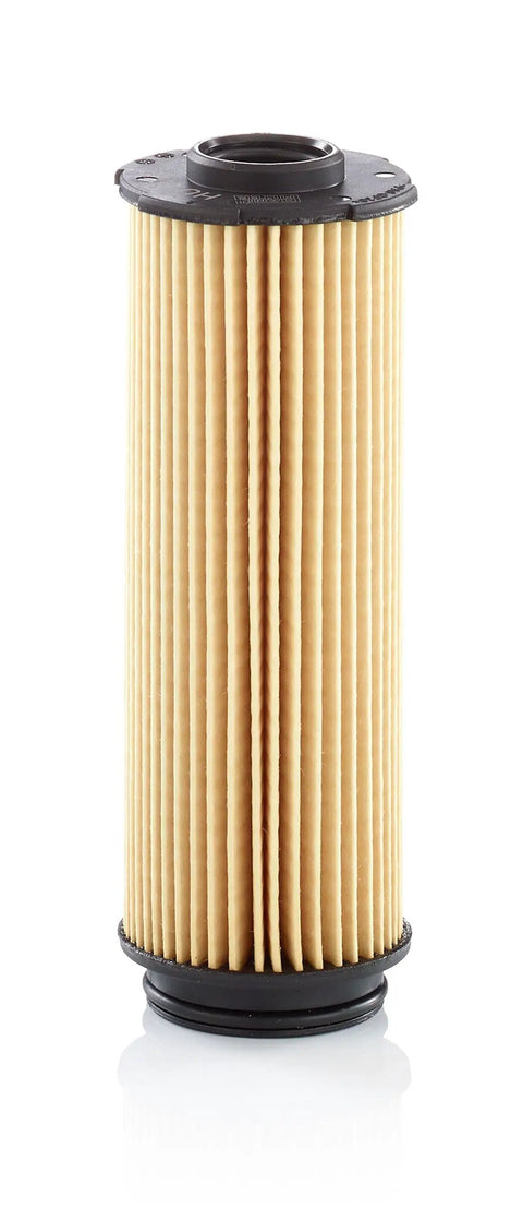 Vertical view of an Oil Filter Cartridge Replacement With Oil Drain Plug Gasket For BMW 540i 540i xDrive photographed on a white background.