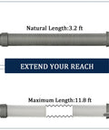 Navigator Vacuum Hose Replacement For Shark Navigator Models NV80 11.8ft extended length illustration