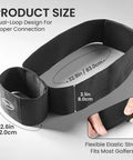 Adjustable Golf Swing Training Arm Band For Right And Left Handed Beginners Portable Corrector with dual-loop design