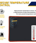 Features of Industrial Workhorse Horizontal Blast Drying Oven with temperature sensor and thermometer for precise control.