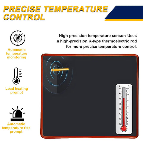 Features of Industrial Workhorse Horizontal Blast Drying Oven with temperature sensor and thermometer for precise control.