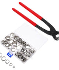 Cool Stainless Steel Hose Clamp Kit 6-23.5mm With Double Ear Clamps And Screwdriver Tool For Plumbing Auto And Marine Repairs Easy Install Heavy Duty Fixing, clamps and pliers