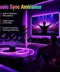 RGB Neon Rope Lights Sixteen Point Four Feet With 360 LEDs 24V Side Emitting LED Strip Lights App And Remote Control Music Sync