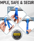 Using Six Pack Soft Loop Tie Down Straps For Securing ATVs UTVs Motorcycles Scooters Dirt Bikes And Lawn And Garden Equipment Heavy Duty