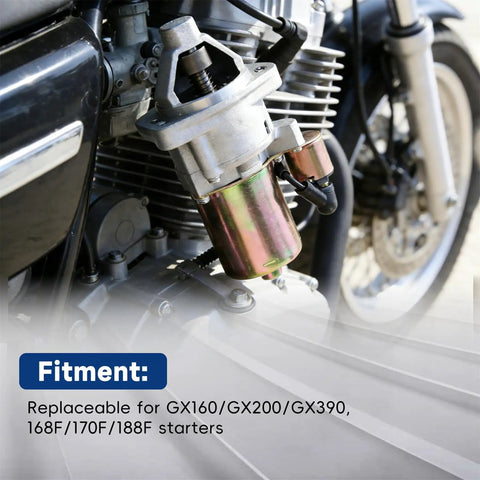Starter Motor Replacement Easy Install Plug And Play Fit For 13HP 420cc Engines And Generators Including Lifan LF182F LF188F LF190F