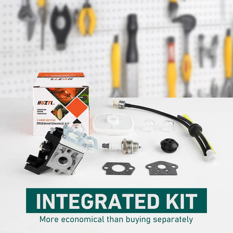 Carburetor Replacement Kit With Fuel Maintenance And Spark Plug For Trimmers GT225 GT225i GT225L PAS225 PE225 PPF225
