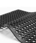 Close-up of Anti Fatigue Drainage Rubber Floor Mat Roll 83 By 36 Inch Non Slip Heavy Duty For Kitchen Bar Restaurant Wet Areas With Holes
