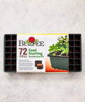 Indoor Seed Starting Kit With Dome Greenhouse For Herbs, Veggies And Flowers, includes 72 cell seed tray and coir pellets