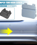 BMW 3 Series Rear Bumper Tow Hook Cover Replacement OEM 51127202673 Eye Hole Cover For E90 E91 2009 2012 Blue