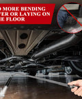 Magnetic Pickup Tool With LED Light Telescoping Magnet for mechanics retrieving screws under a vehicle without bending over.
