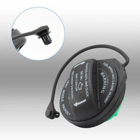OEM Grade Fuel Cap Replacement For 5C0201550T with tight seal and black design for Volkswagen and Audi cars, no mods needed