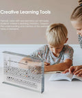 Kids studying with Hands On Acrylic Periodic Table With 83 Real Element Samples For Teaching And Learning Aids A Practical Gift
