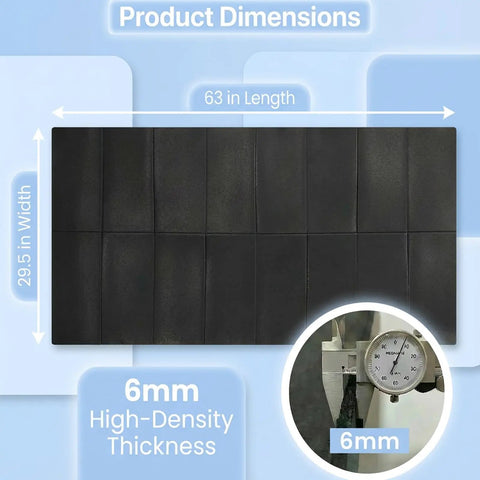 Heavy Duty Foldable Washer And Dryer Mat For Laundry Room Protects Floors From Vibration Noise And Water 68 By 29.5 Inches Waterproof And Non Slip Floor Mat Built To Handle Late Night Laundry And Pet Friendly Homes