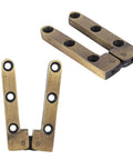 90 Degree Folding Butt Hinge For Cabinets And Closets Space Saving Door Hardware Rust Proof Brushed Finish Low Profile