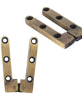 Rust Resistant Folding Cabinet Hinge Hardware For Home Closets And Drawers, Heavy Duty 90 Degree Flap Hinge, Zinc Alloy And Iron Construction