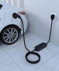 40 Amp Level 2 EV Charger Portable 9.6kW With NEMA 14 50 Outlet, 25ft Cable, LCD Display, Travel Ready Electric Vehicle Charging Station for Cars and Hybrids