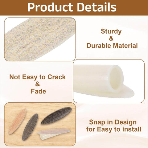 100 Pack Plastic Pocket Hole Plugs With 9mm Slant Caps And Pocket Screws For Pocket Hole Jig Woodworking Gear Beige Kit