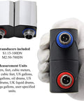 Handheld Ultrasonic Flow Meter With Clamp-On Sensor For Pipes DN15 To 700mm transducers, shown with measurement unit list