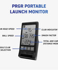 130A Golf Launch Monitor With Doppler Radar Delivers Club Head Speed Ball Speed Smash Factor Carry And Total Distances device