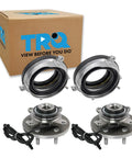 Front Wheel Bearing And Hub Assembly Kit For Ford F-150 4WD 2015 2016 2017 Including Four Piece Drop In Set displayed with box