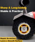 Abrasive Drum Wheel For Paint And Rust Removal, 40 Grit Polishing Wheel For Wood And Metal Surfaces, 4.5 Inch By 4 Inch