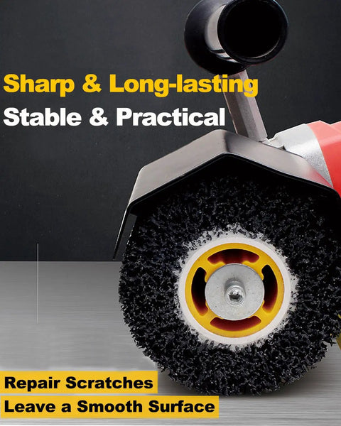 Abrasive Drum Wheel For Paint And Rust Removal, 40 Grit Polishing Wheel For Wood And Metal Surfaces, 4.5 Inch By 4 Inch