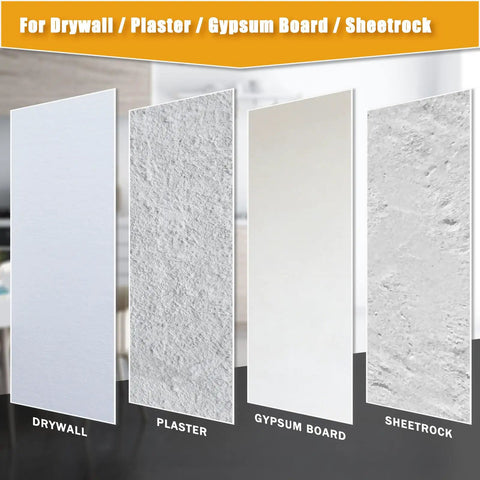Drywall Repair Kit With 8.8oz Spackle Paste, Scrapers, 6 Sandpaper Sheets, Self Adhesive Wall Patches And Gloves For Quick Easy Hole Repair On Drywall Plaster And Home Renovation Like A Pro
