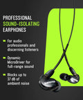Image of SE215 Pro Wired Earbuds For Pros Sound Isolating Earphones With Crystal Clear Highs and Deep Bass highlighted features