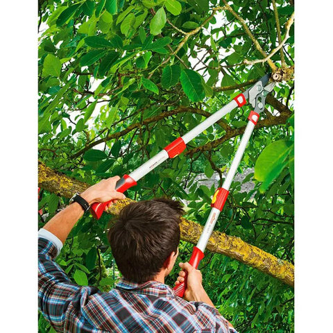 Lightweight Telescoping Anvil Lopper With Extension Handles Reaching To Thirty Five Point Five Inches Premium German Steel Blade Pruning Tool For No Sweat Branch Trimming And Kick Ass Yard Work