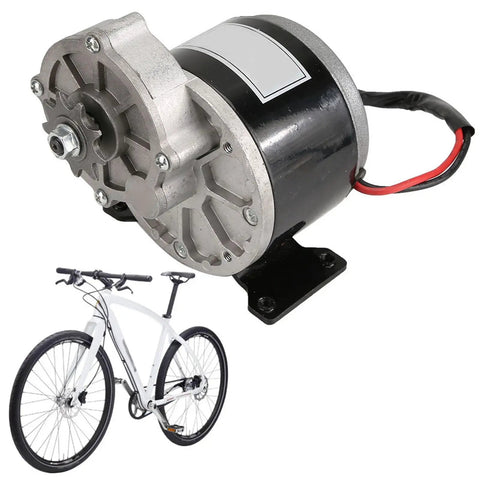 250W Gear Reduction Electric Motor For E Bikes And Scooters, 9 Teeth Pinion, Aluminum Alloy Case, High Torque At Low RPM