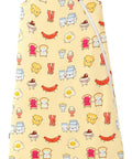 Soft Bamboo Viscose Baby Sleep Sack 1.0 TOG For 0-6 Months, Breakfast Friends pattern, sleeveless design
