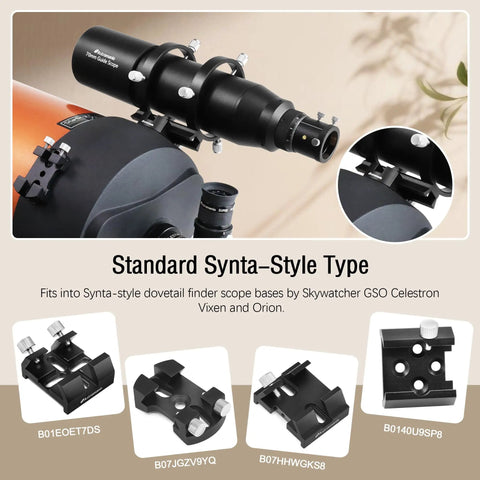 Finderscope Dovetail Mount Plate For Telescopes Universal Rail Base And Bracket Dovetail Bar in Synta-style type