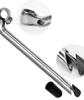 Quill Stem For Road Bikes 25.4mm Clamp 22.2mm Steerer 300mm Length Aluminum Alloy Gooseneck With 40 Degree Rise One Bolt Y Clamp
