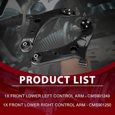 Top Tier Frenzybro Front Lower Control Arm Kit With Ball Joints Fits 2015-2021 Kia Sedona 3.3L V6 For A Sweet Upgrade And Smoother Rides On The Road Ahead This Durable 2 Piece Set Includes Left And Right Arms Plus Essential Ball Joints., black steel front lower control arms with ball joints, left and right pair