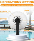 Top Valve Assembly For 2 Inch HiFlow Multiport Diverter Pool Filter Plug And Play Valve Kit With 272409 Diverter Seal