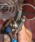 Snap Ring Pliers 927 Pro Grade For Internal And External Circlips Five Tip Set holding internal circlip ring