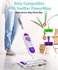 24 Pack Disposable Power Mop Pads Refills For Swiffer Power Mop, thick 14-layer disposable mop pad on Power Mop for floor cleaning