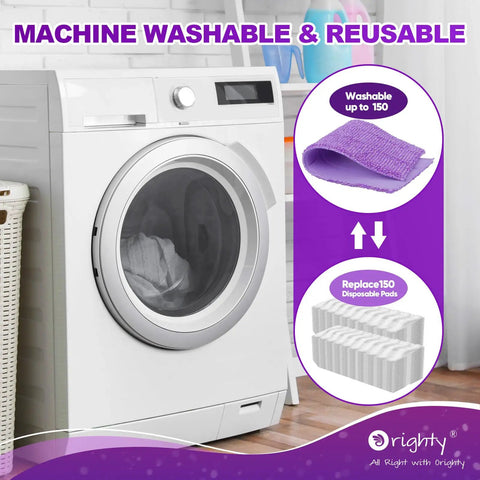 Microfiber Mop Pads For Swiffer PowerMop And 13 To 15 Inch Mops 10 Pack Reusable Wet And Dry Cleaning Pads, machine washable