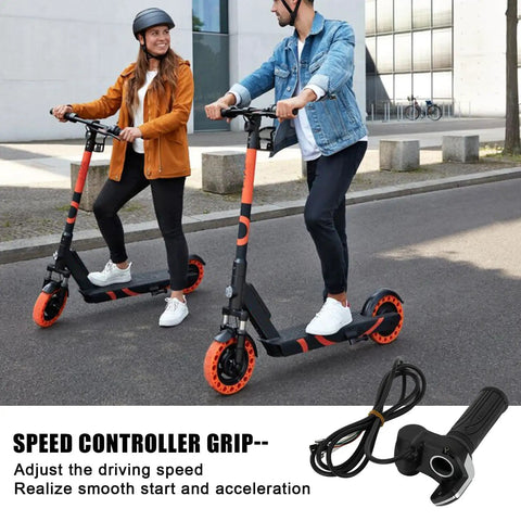 Half Twist Throttle For 22mm Handlebars 48V With LED Display And 2 Lock Keys Ideal For Ebikes Motorcycles And Scooters Easy Install And Precise Power Control For 48V Systems Compatible With Most 48V Electric Bikes