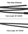 Two size choices of Workhorse Cam Buckle Tie Down Straps With Adjustable Cinch, 0.75 Inch Wide By 48 Inch Long, Black, 4 Pack.