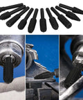 Roll Up Your Sleeves And Get Work Done Fast With This Rock Solid 10 Piece Rotary Rasp File Set Featuring A Standard Quarter Inch Hex Shank with various shapes.