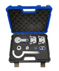 Mercedes Benz Engine Timing Tool Kit For Camshaft Setup And Alignment in blue case, durable S series compatible tools displayed