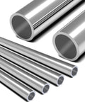 Four Pack 0.5 Inch 304 Stainless Steel Tubes, 12 Inch Length, Weldable Round Metal Tubing with Thick Wall, ideal for projects