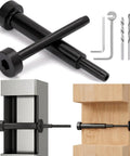 Invisible Cable Railing Kit One Eighth Inch Black With Drill Bits And Wrench T316 Stainless PVD Swage Tensioner Terminal