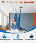 Heavy Duty Battle Rope Anchor Wall Mount Kit With Solid Iron Brackets Bolts For Gym Rigs and suspension cords, durable finish, supports heavy loads.