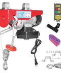 Heavy Duty Hoist With Wireless Remote 440 Lb Lift 110V Electric Winch Crane including accessories for factories and sites