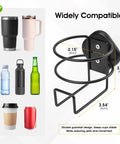 Heavy Duty Magnetic Cup Holder With 12 Strong Magnets Delivers 20 Lb Holding Power showing compatibility and dimensions.