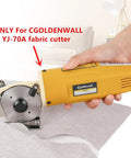 1 Pc High Speed Steel Blade 70mm Rotary Cutter Blade For YJ 70A Electric Rotary Fabric Cutter cutting cloth, held in hand