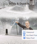 Go-To Dual Band Vehicle Ham Radio Antenna For VHF 136-174 MHz And UHF 400-470 MHz during car wash with waterproof labels